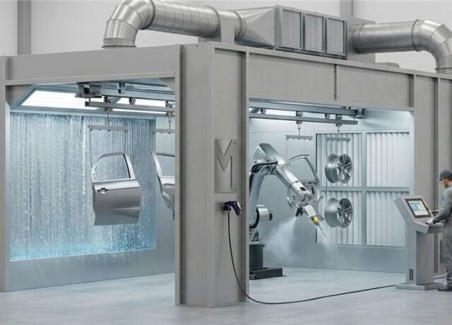 Mild Steel Paint Spray Booth