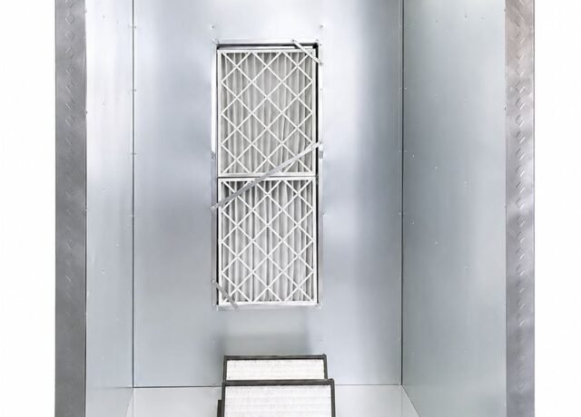 Semi Automatic Stainless Steel Powder Coating Booth