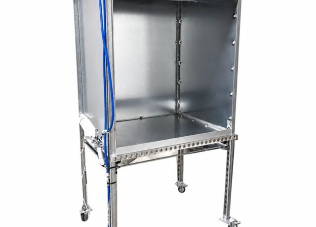 Semi Automatic Steel Powder Coating Booth