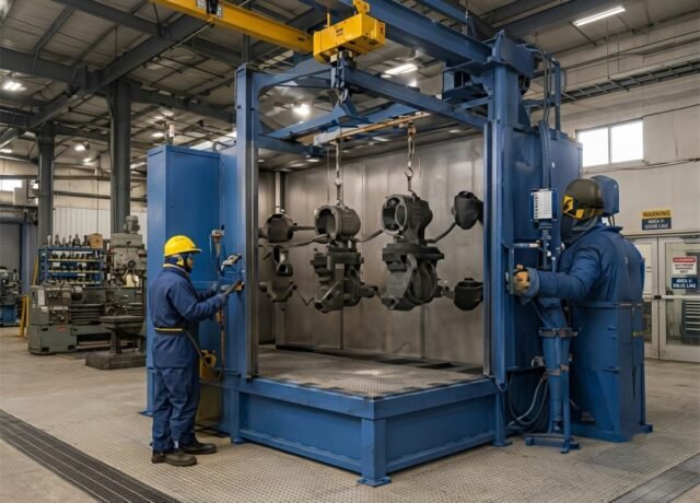 Shot Blasting Machine Setup