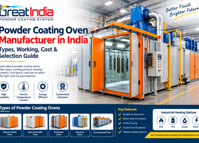 Powder coating oven manufacturer in India with industrial curing oven