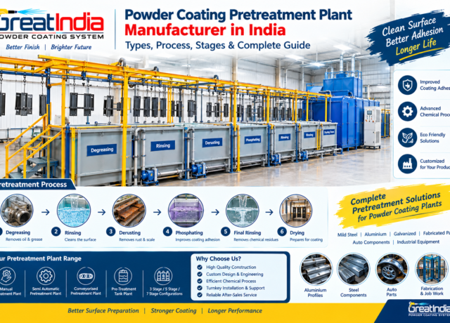 Powder coating pretreatment plant manufacturer in India